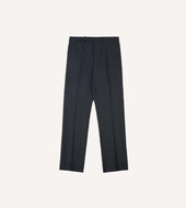 Tropical Wool Flat Front Trouser