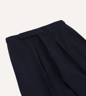Tropical Wool Single Pleat Trouser