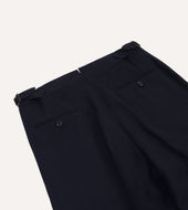 Tropical Wool Single Pleat Trouser
