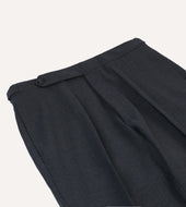 Tropical Wool Single Pleat Trouser