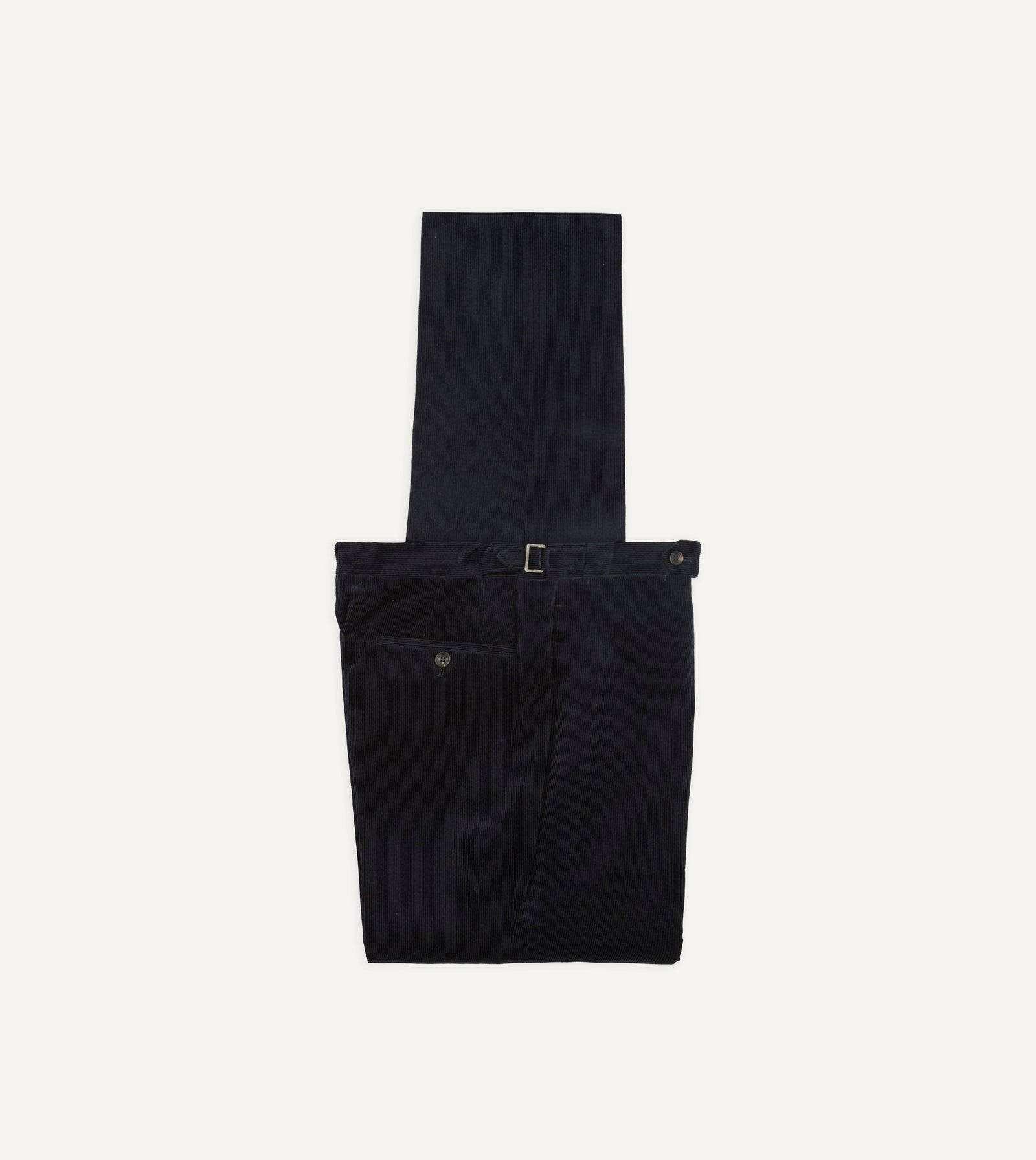 Mid Wale Corduroy Single Pleat Trouser