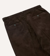 Mid Wale Corduroy Single Pleat Trouser