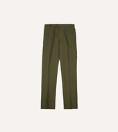 Irish Linen Single Pleat Trouser