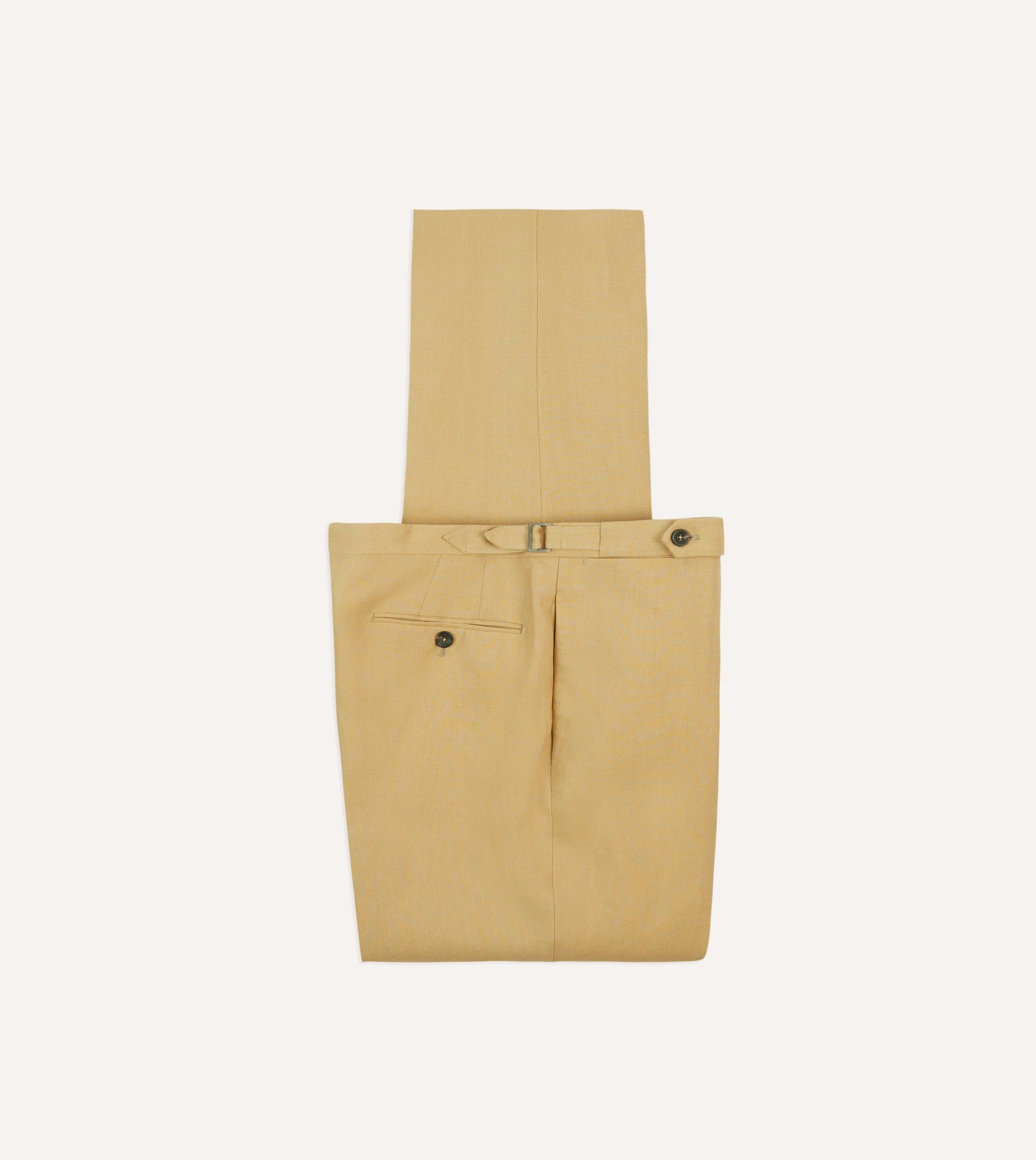 Irish Linen Single Pleat Trouser