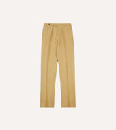 Irish Linen Single Pleat Trouser