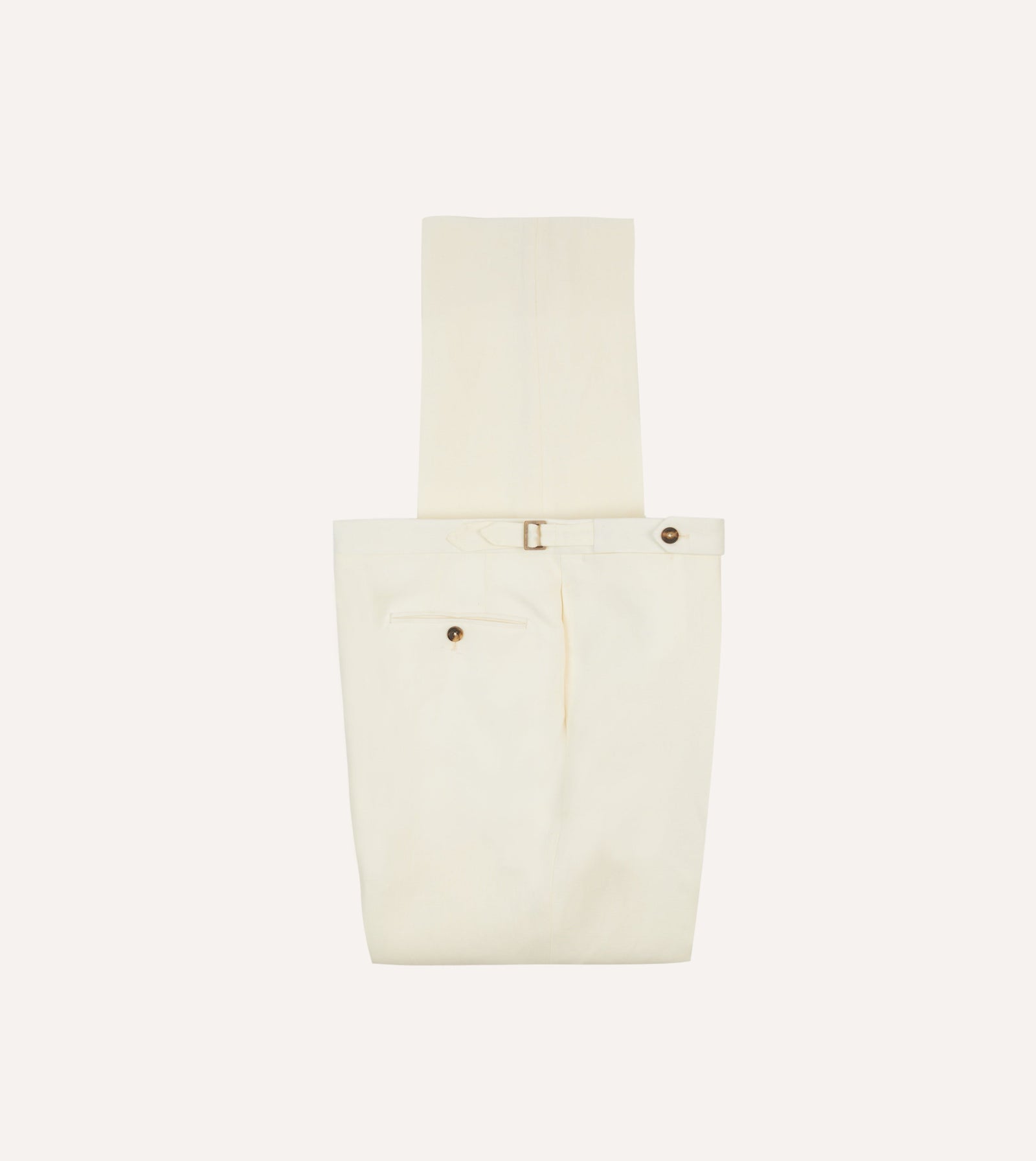 Irish Linen Single Pleat Trouser