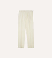 Irish Linen Single Pleat Trouser