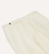 Irish Linen Single Pleat Trouser