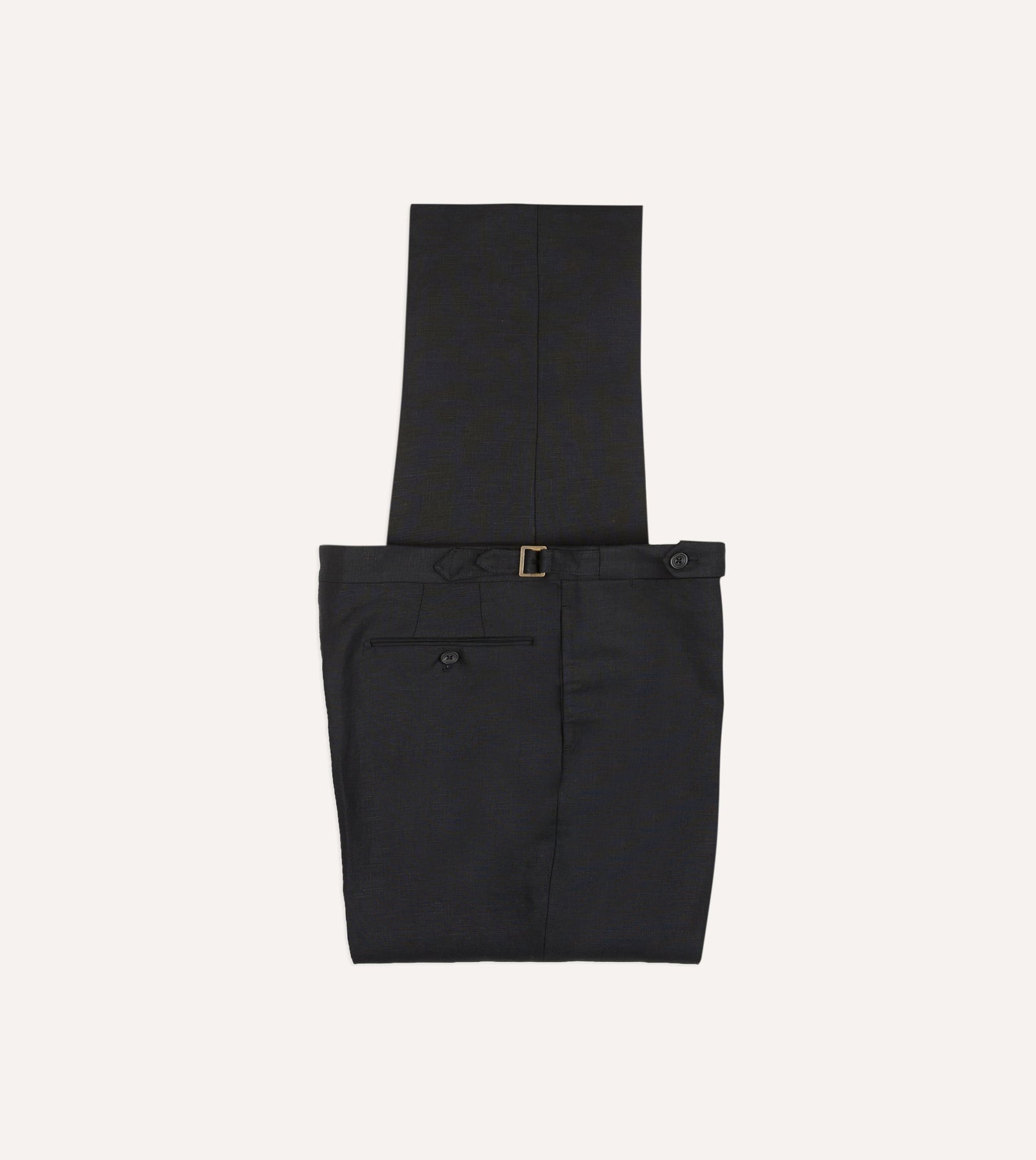 Irish Linen Single Pleat Trouser