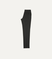 Grey Fresco Wool Single Pleat Trouser