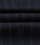 Chalkstripe Wool Flannel Single Pleat Trouser