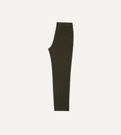 Green Linen Wool Single Pleat Trouser