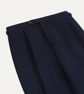 Linen Cotton Single Pleat Trouser