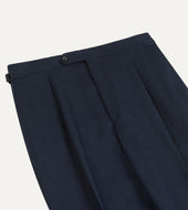Linen Single Pleat Trouser
