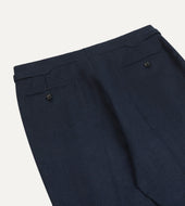 Linen Single Pleat Trouser