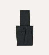 Dark Grey Fresco® Wool Single-Pleat Trouser