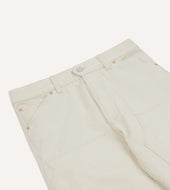 Cotton Canvas Carpenter Jeans