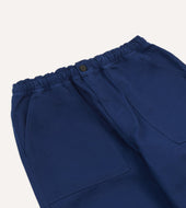 Herringbone Twill Cotton Drawstring Trousers