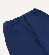 Herringbone Twill Cotton Drawstring Trousers