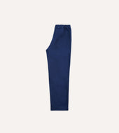 Herringbone Twill Cotton Drawstring Trousers