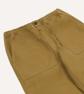 Herringbone Twill Cotton Drawstring Trousers