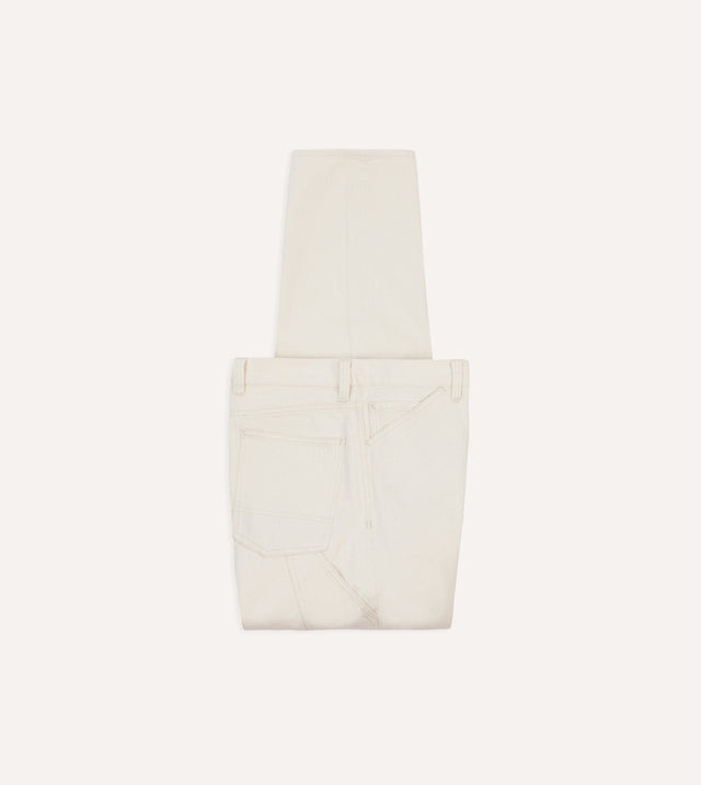 Ecru 12.7oz Selvedge Denim Painter Pants