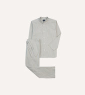 Blue Stripe Cotton Pyjama Set