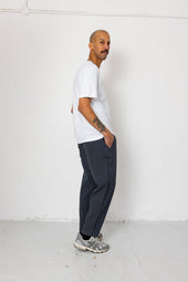 Drawcord Assembly Pant Blue Herringbone