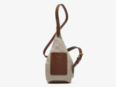 M S Drop Bag Grand Herringbone Cuoio