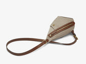 M S Drop Bag Grand Herringbone Cuoio