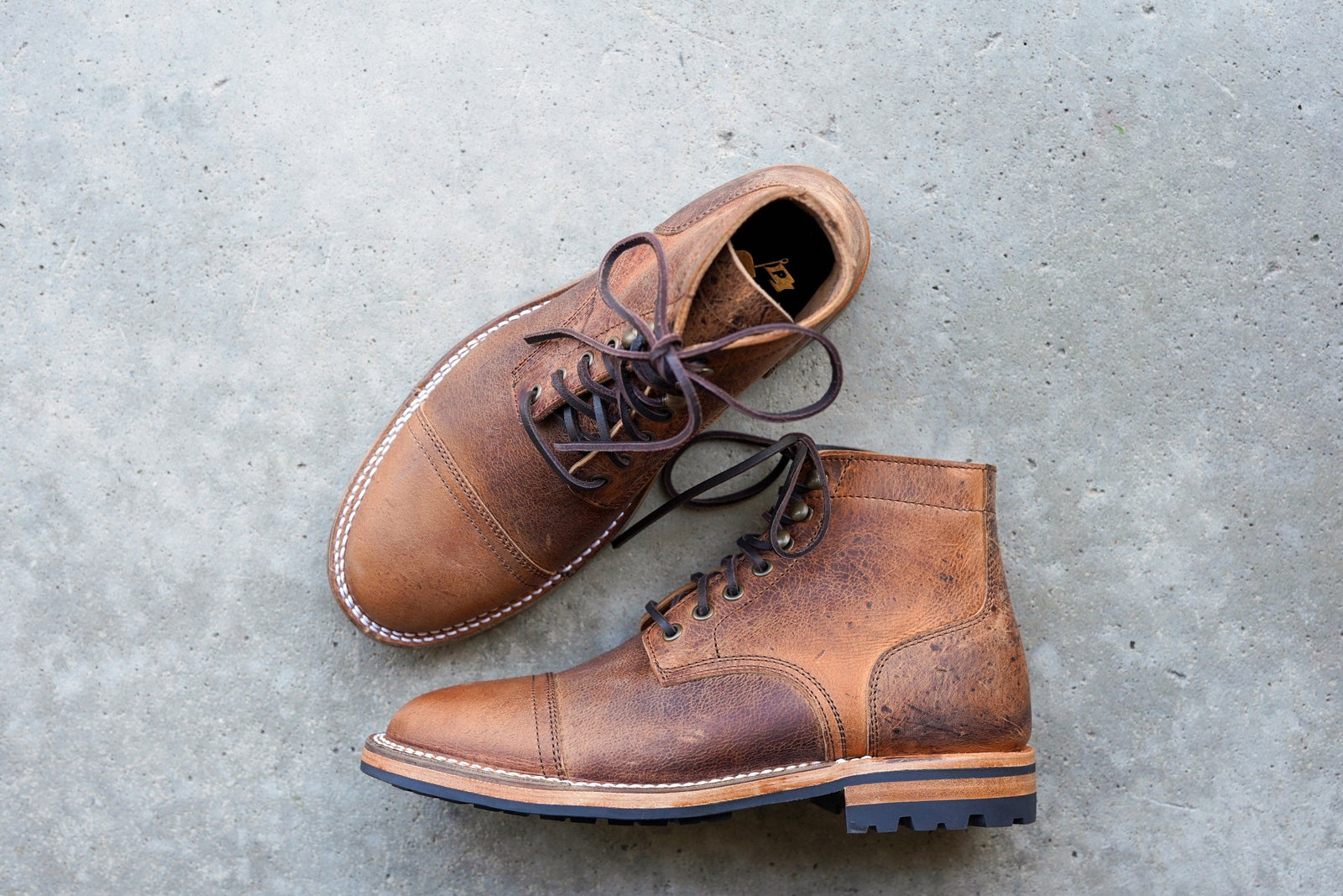 The Richmond Stitchdown Stripped Pine Kudu Factory Seconds