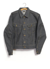 Century Denim Westerner Sumi Dyed Sashiko Denim Jacket N7s Ash Grey