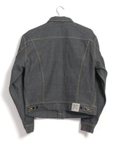 Century Denim Westerner Sumi Dyed Sashiko Denim Jacket N7s Ash Grey