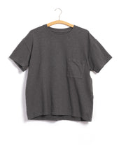 AMUSE | Slub Cotton Pocket Tee | Ice Grey