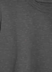 AMUSE | Slub Cotton Pocket Tee | Ice Grey