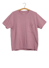 Amuse Slub Cotton Pocket Tee Pink
