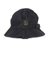 CHINO RADIO HAT | Cotton Chino Cap | Black