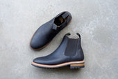 The Elmwood - Black Waxed Veg Tan (618)