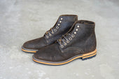 The Allen Stitchdown Dark Waxed Rough Out