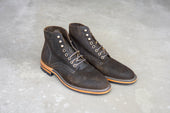 The Allen Stitchdown Dark Waxed Rough Out