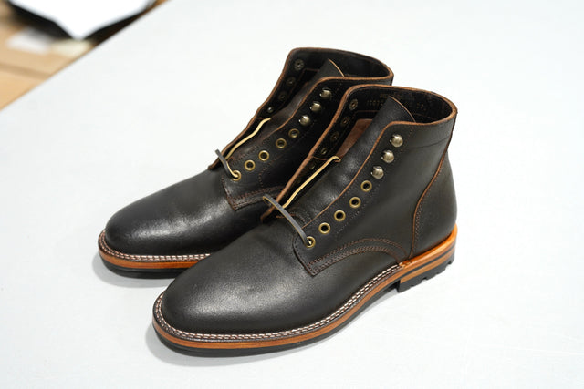 The Allen Stitchdown - Brown Waxed Flesh (618) Try-On's