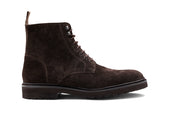 Newquay Dark Brown Suede