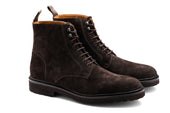 Newquay Dark Brown Suede