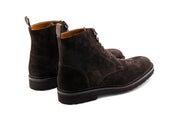 Newquay Dark Brown Suede