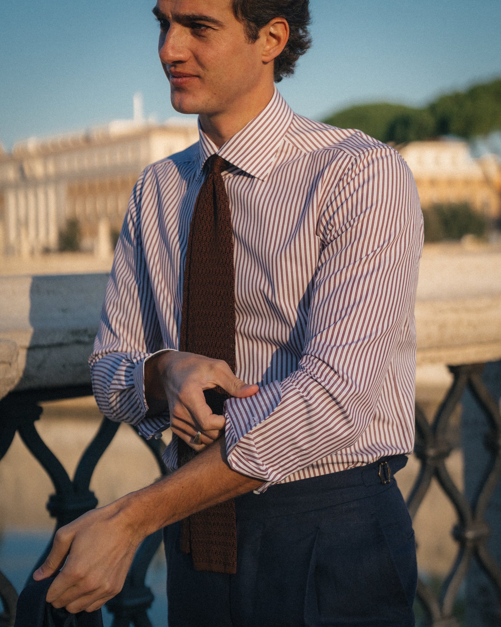 The Red Stripe Shirt Cotton