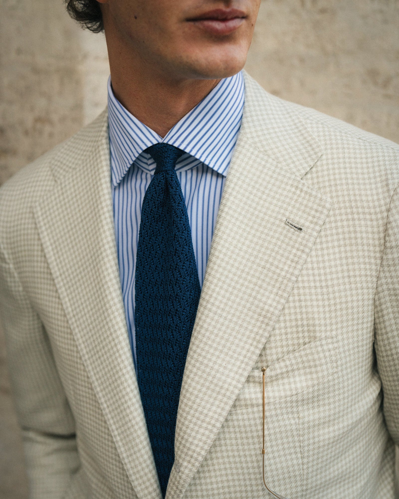 The Stripe Blu Shirt Cotton