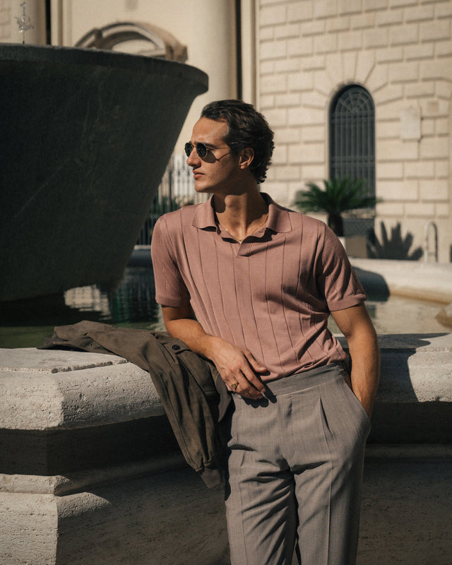 The Rosa Antico Polo Shirt – Short Sleeve