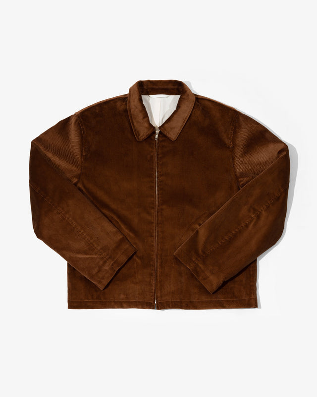 SITE JACKET - BROWN ITALIAN 10 WALE CORDUROY