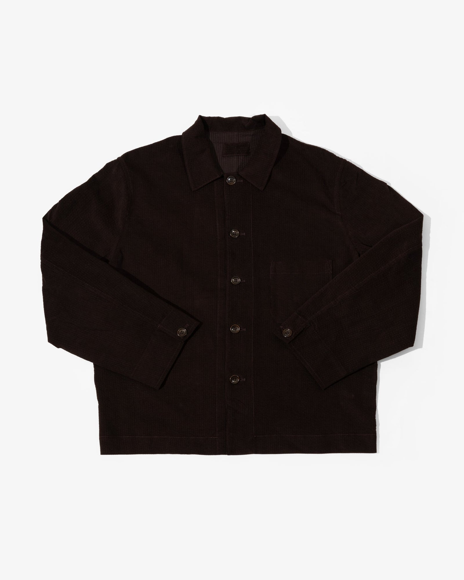 Transport Shirt Dark Brown Ripple Corduroy