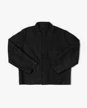 TRANSPORT SHIRT - BLACK WELTERWEIGHT LINEN